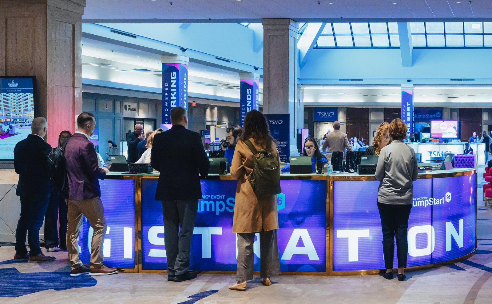 Registration desk